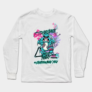 B*tch Please smile by rabbit blue monster graffiti Long Sleeve T-Shirt